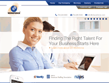 Tablet Screenshot of c3workforce.com